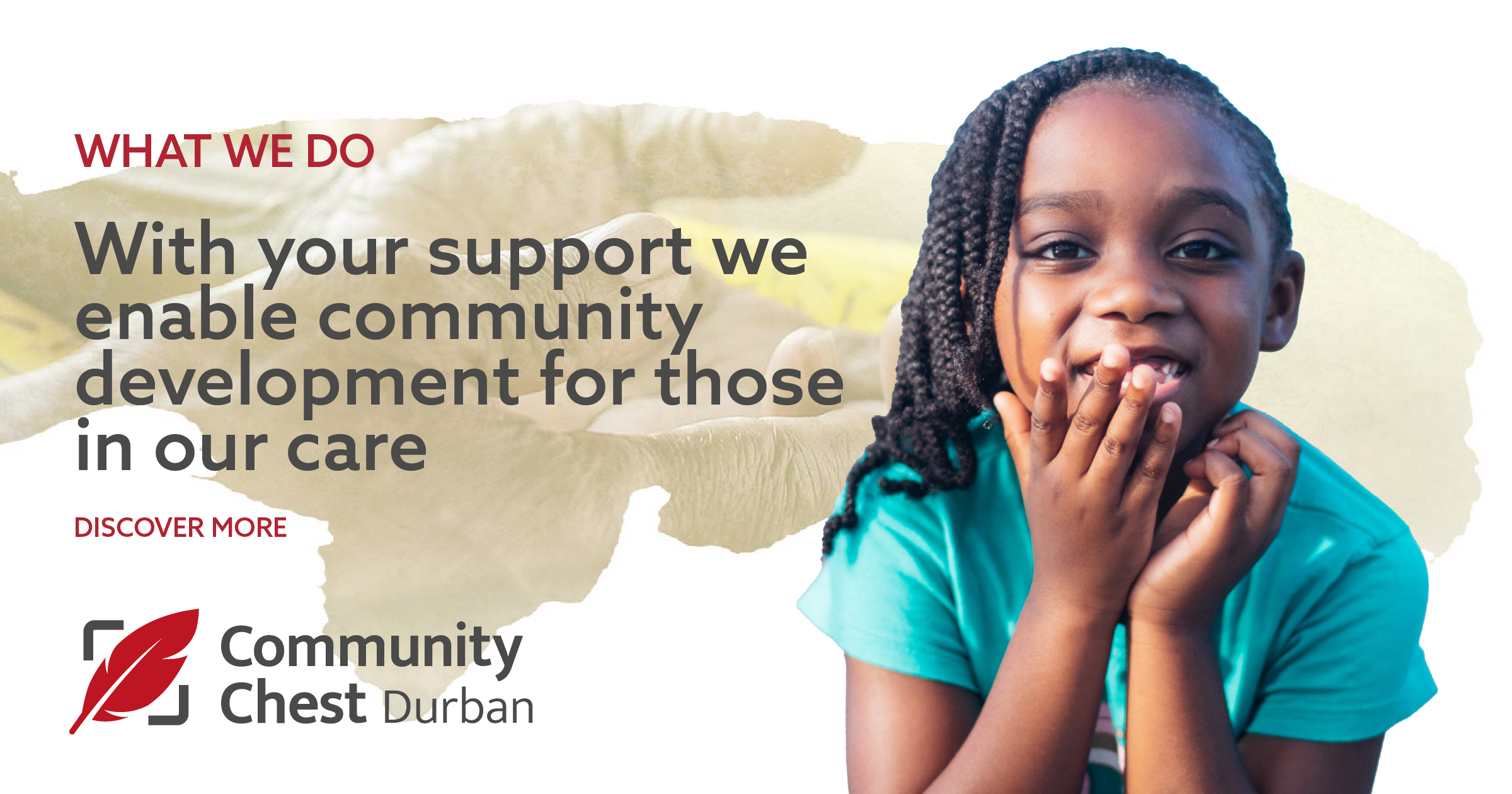 Support us to enable community development and care